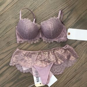 Demi Bra and Cheeky Panty set
